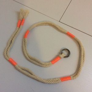 Neon and Rope Belt